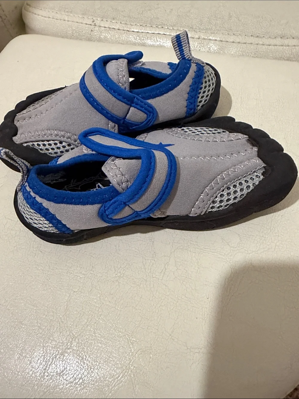 Koala Kids Grey and Blue Little Toe Water Shoes